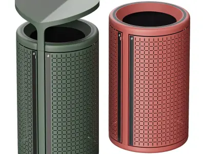 Waste bin Tonyo 02 3D model