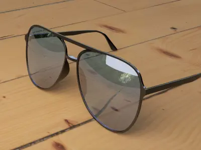 New Style Spectacle Low-poly 3D model