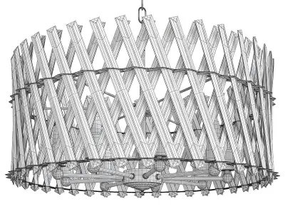 Durable Crystal Gold with Crystal Low-poly 3D model