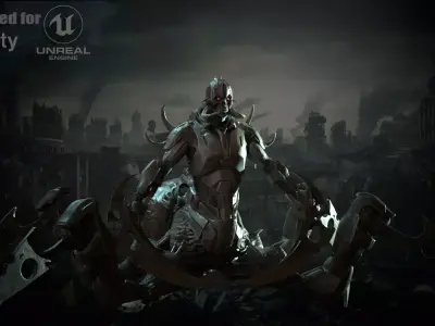 Pavuk Low-poly 3D model