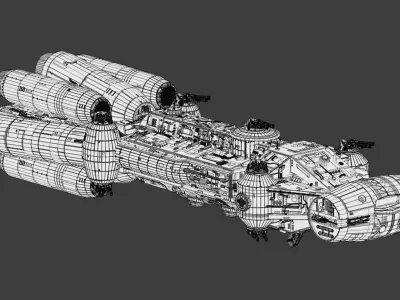 Bowbreaker Corvette - Star Wars 3D model