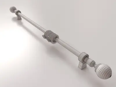 Curtain Rod 3D model