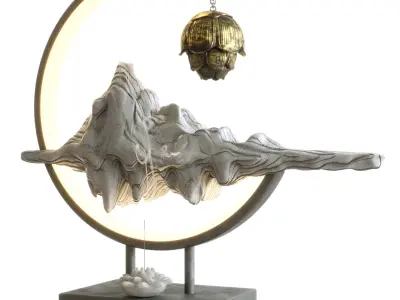 Modern decor Statuette 3D model