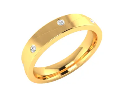 Women Ring  Render 3dm STL OBJ FBX Details 3D print model 37