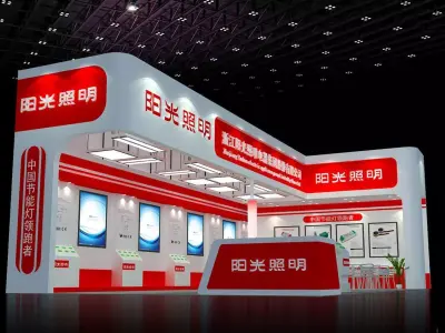 Booth - Area - 12X6-3DMAX2009-020 3D model