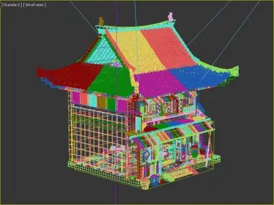 Ancient buildings 3D model