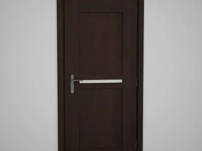 CGAxis Door 3D model 30