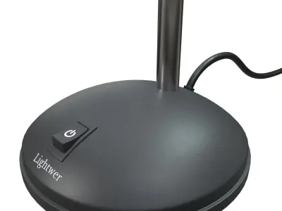Lamp with bulb 3D model
