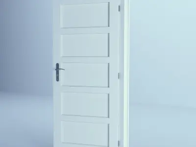 White Door 32 3D model