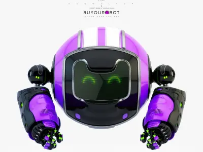 Dog walker IX bot 3D model