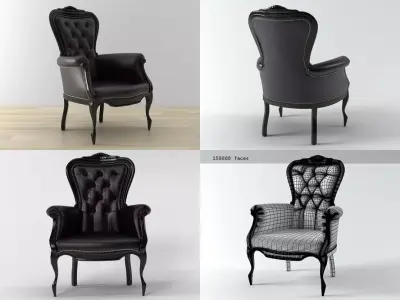 Smoke Chair 3D model