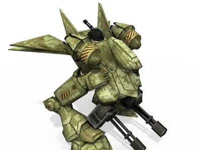 Crusher unity Low-poly 3D model