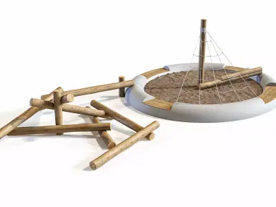 Playground Sandbox by Taiga 3D model