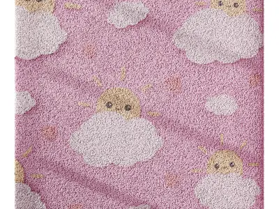 Kids Carpet Set 41 3D model