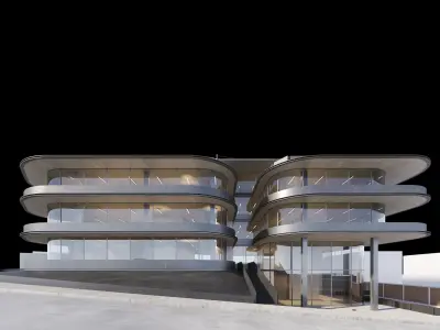 Apartments Building 3D model