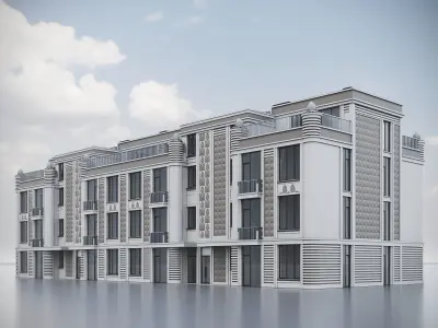 Residential Building 019 3D model