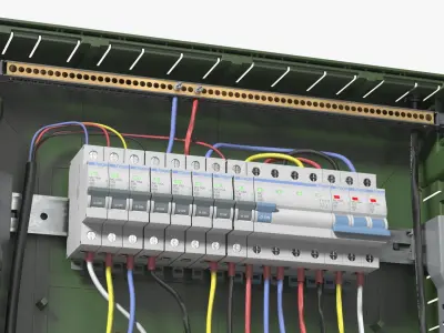  Recessed Electrical Distribution Board 
