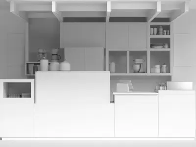 Cafe 33 3D model