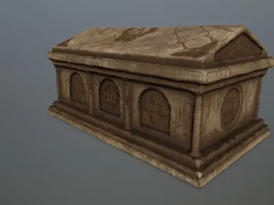tomb 1 Low-poly 3D model