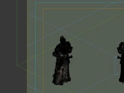 Game Model - General of the Warring States Terra cotta stone 3D model