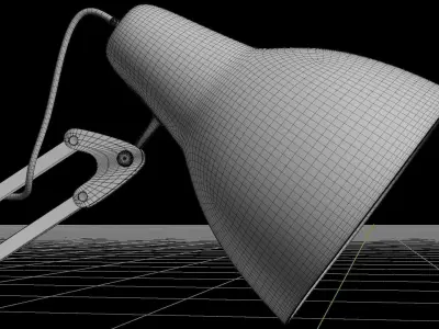 Simple Desk Lamp Free 3D model