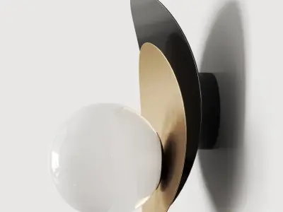 West Elm Olivia Wall Lamp 3D model