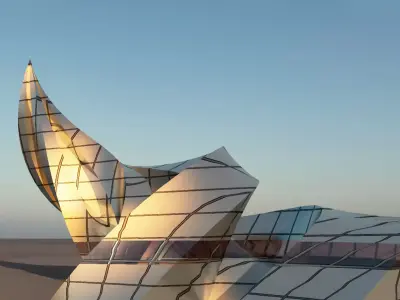 Curl Sci Fi Building 3D model