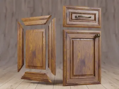 Kitchen Cabinet Doors 3D model