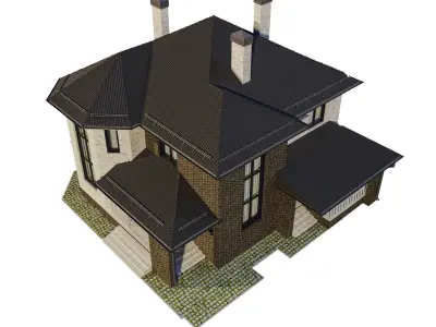 House 1 3D model get