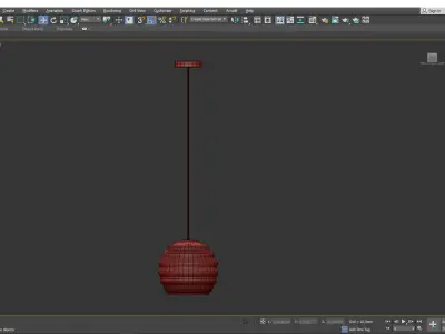 Clarity Pendant Light with Quick Connect Low-poly 3D model
