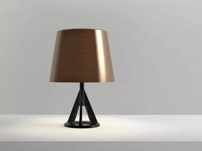 Base table lamp and floor lamp 3D model