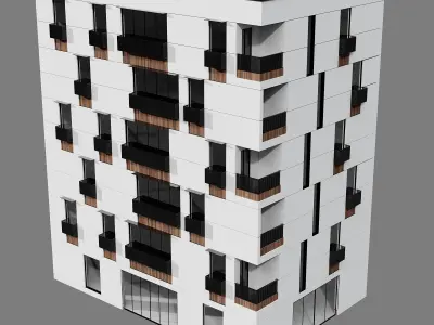 RESIDENTIAL BUILDING NO63 A 3D model