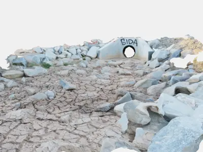 Desert Wash 3D Scan 3D model