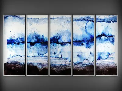 Picture Frames Low-poly 3D model