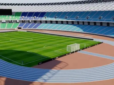 National Stadium Kaohsiung - Taiwan 3D model