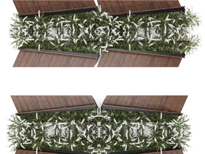 Street Furniture Zano Penrose Bench01 Free 3D model