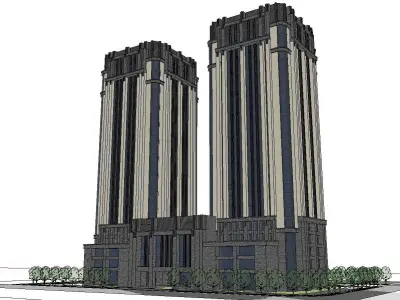 vacation spot-Resort-Fashion Leisure Hotel-0174 3D model
