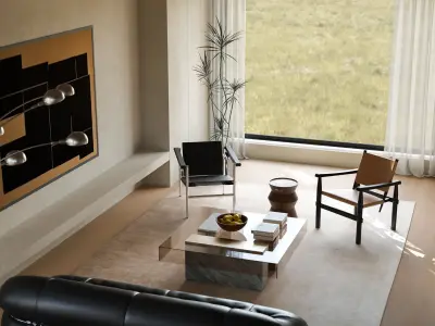Apartment interior scenes       3D model