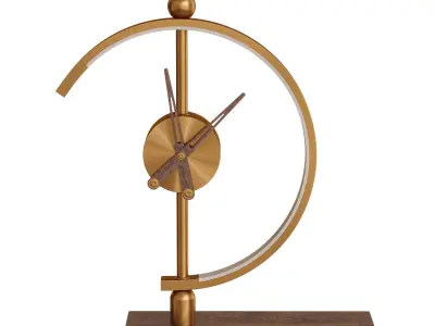 Khonsu Clock Lamp Low-poly 3D model