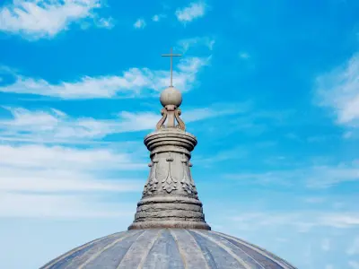 Tempietto of The Church of San Pietro Low-poly 3D model