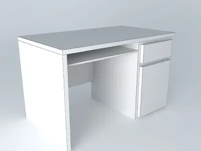 Desk DOORS HBIU 1D1S BRW Milano Oak 3D model