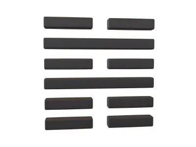 I Ching Hexagrams 39 jian v1 001 Low-poly 3D model