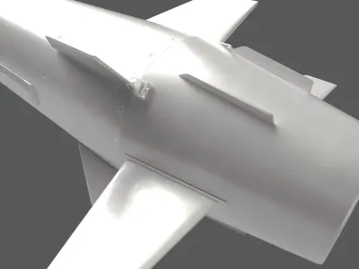 Kh-47M2 Kinzhal 3D model