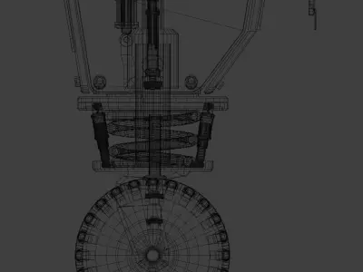 Robot - Low poly cute robot Low-poly 3D model