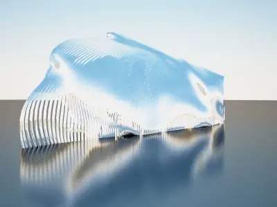 Gate parametric  3D model