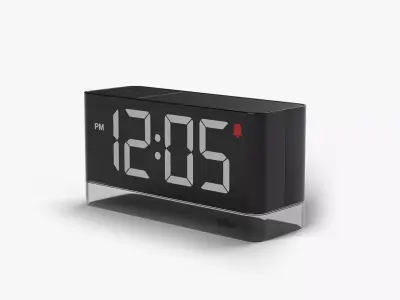 BC27 BRAUN LED DIGITAL ALARM CLOCK 3D model