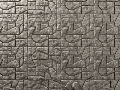 Paving stone old 3D model purchase