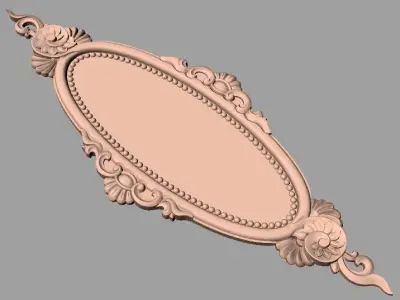 European furniture 3D relief models for CNC wood engraving E156 3D model