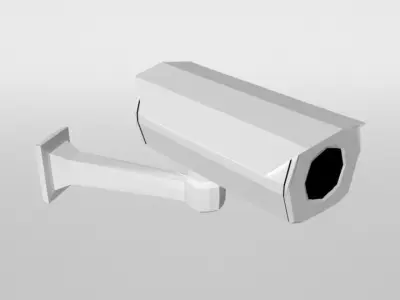 Free Street Cam Free low-poly 3D model