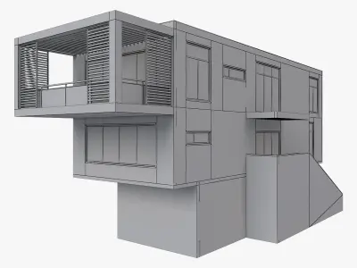 Modern House 6 3D model